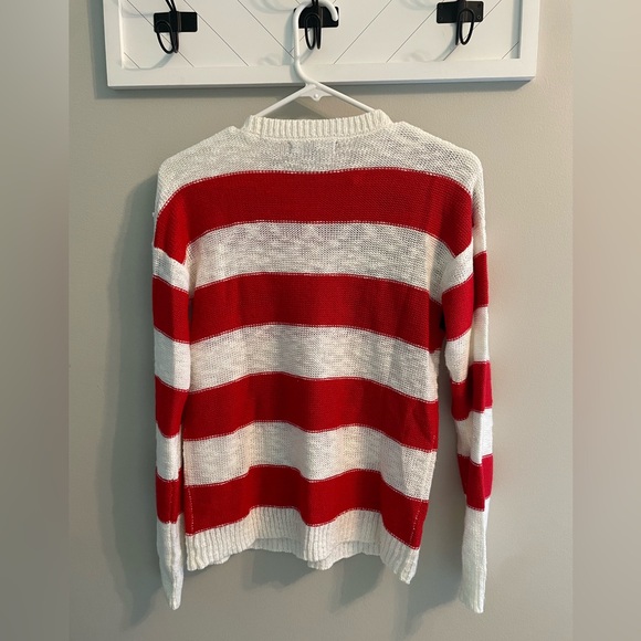 NWT Marled American Flag sweater, size XS - Picture 2 of 3